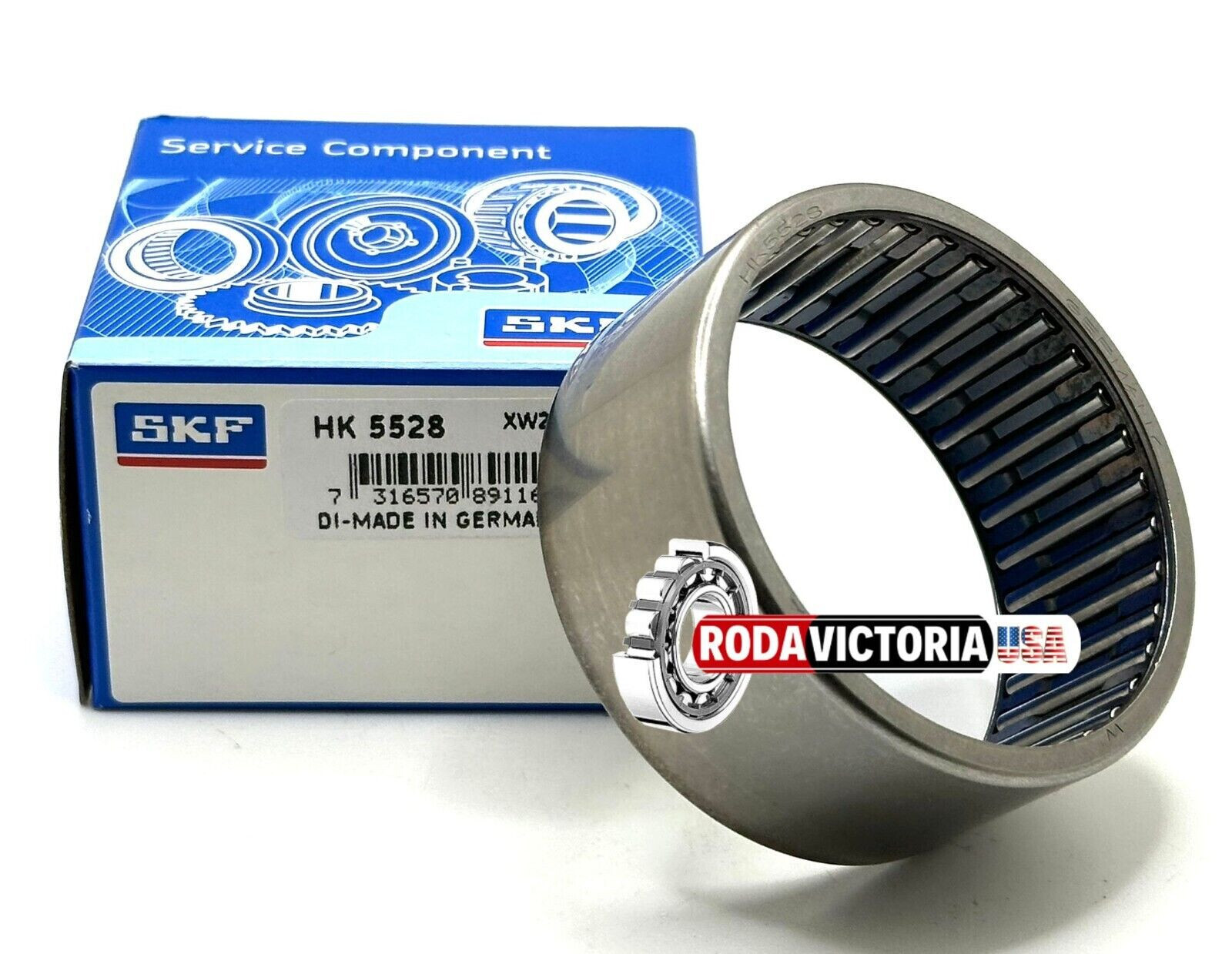 SKF GERMANY HK5528 DRAWN CUP NEEDLE ROLLER BEARING 55x63x28mm