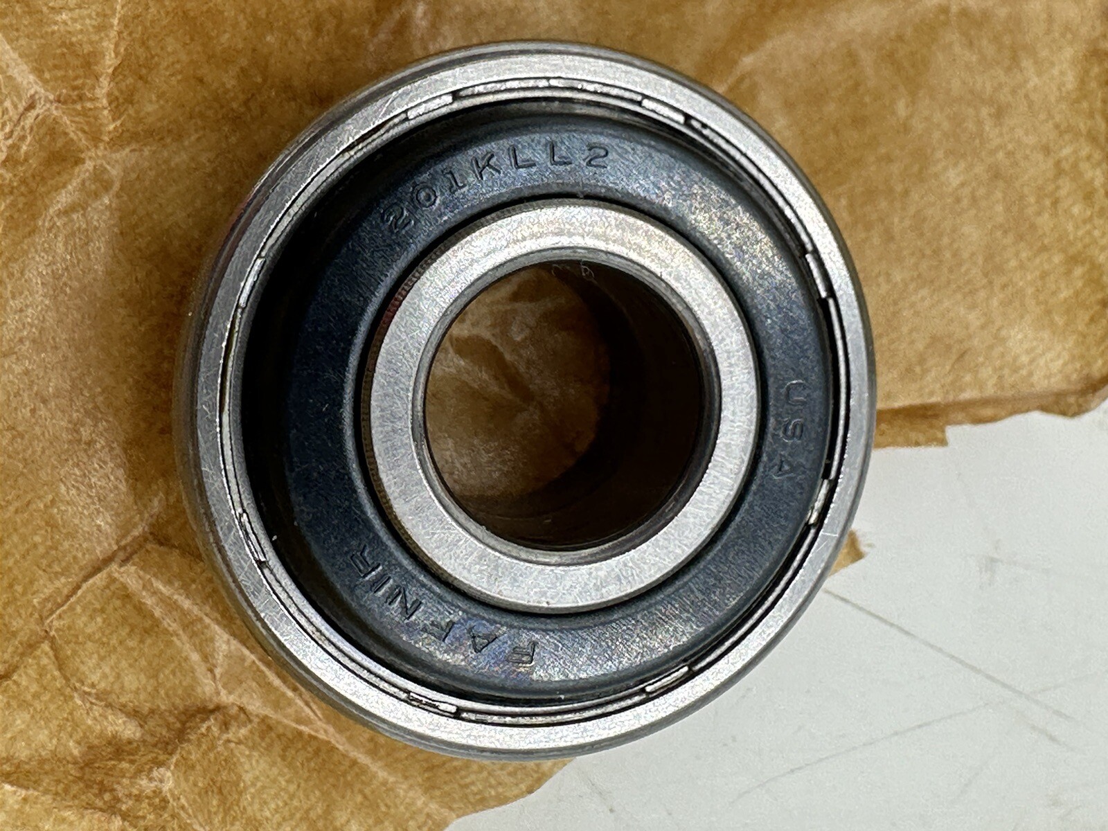 TIMKEN / FAFNIR 201KLL2 Single Row Ball Bearing Made in USA 88501 NEW OEM