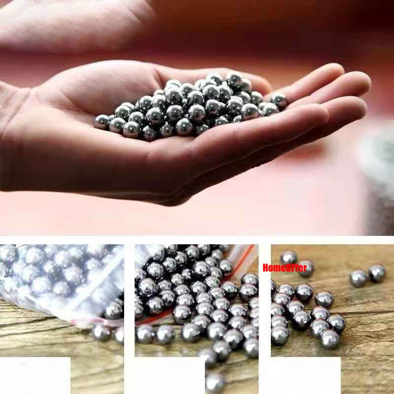 1kg Round Polished Steel Ball Diameter 6.35mm-12mm Smooth Iron Balls Metal Beads