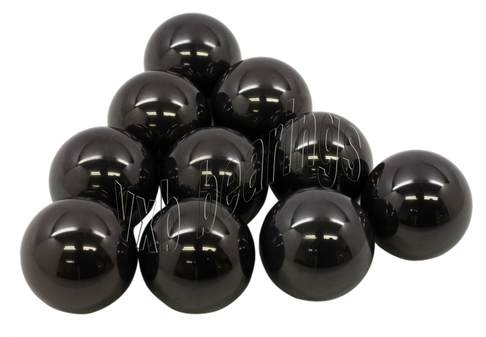 10 Ceramic Bearing Balls 3/8″inch 9.525mm Silicon Nitride Bicycle 0.375″ Si3N4