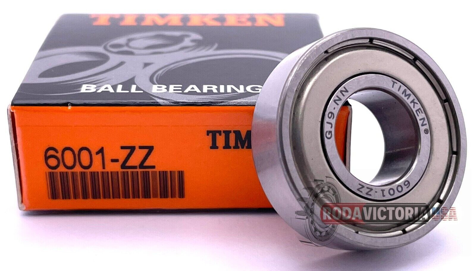 TIMKEN 6001 2Z / ZZ BEARING METAL SHIELD BOTH SIDES 6001ZZ 12x28x8 mm