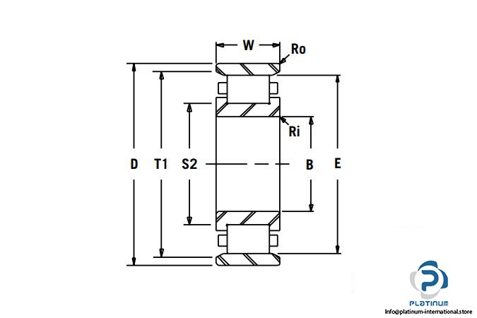 AMERICAN CM130 CYLINDRICAL ROLLER BEARING‎_150 mm_298 kN_Brass_369 kN