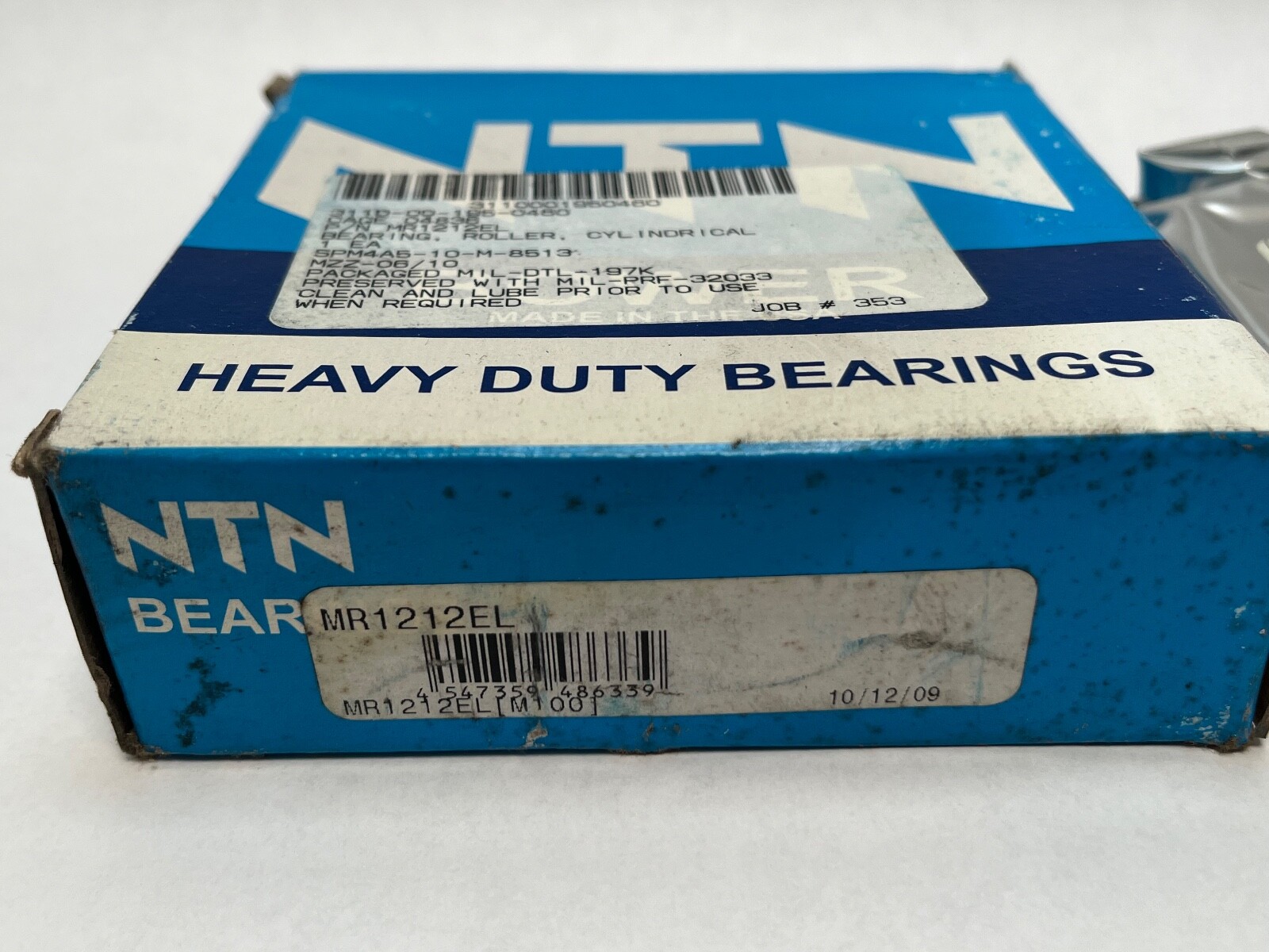 Bower MR1212EL Cylindrical Bearing 60x110x22 mm NJ212E MR-1212-EL NTN USA