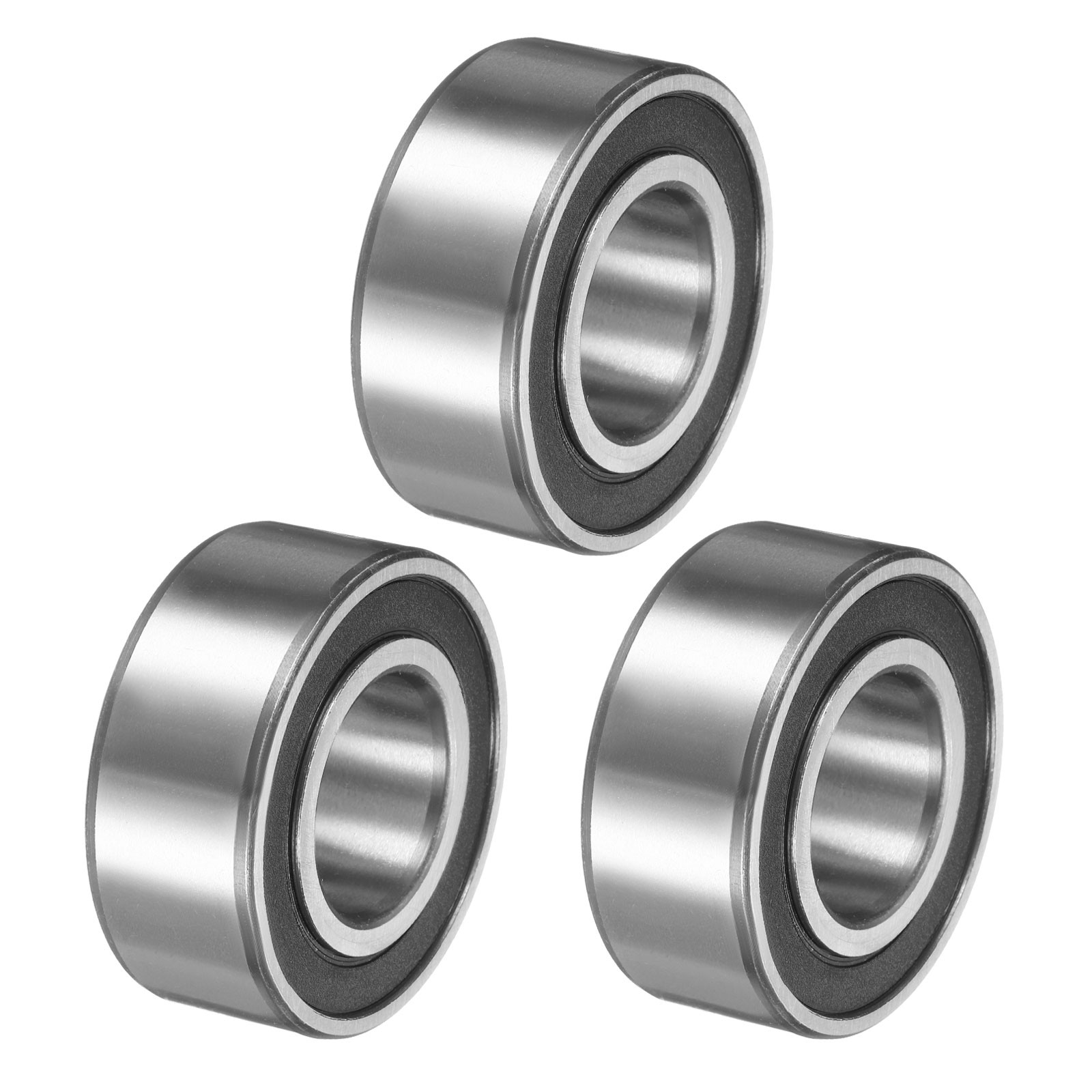 3Pcs 3205-2RS/5205-2RS 25x52x20.6mm Sealed Angular Contact Ball Bearing
