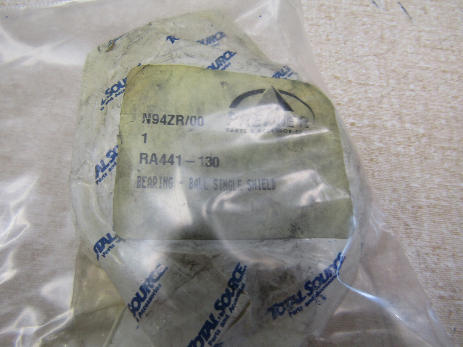 Total Source Bearing 6305-Z 25mm x 62mm x 17mm One Side Metal Shield RA441-130
