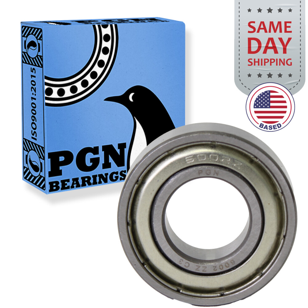 (100) 6002-ZZ Premium Metal Shield Ball Bearing C3 EMQ, 15x32x9, 6002 ZZ 6002z