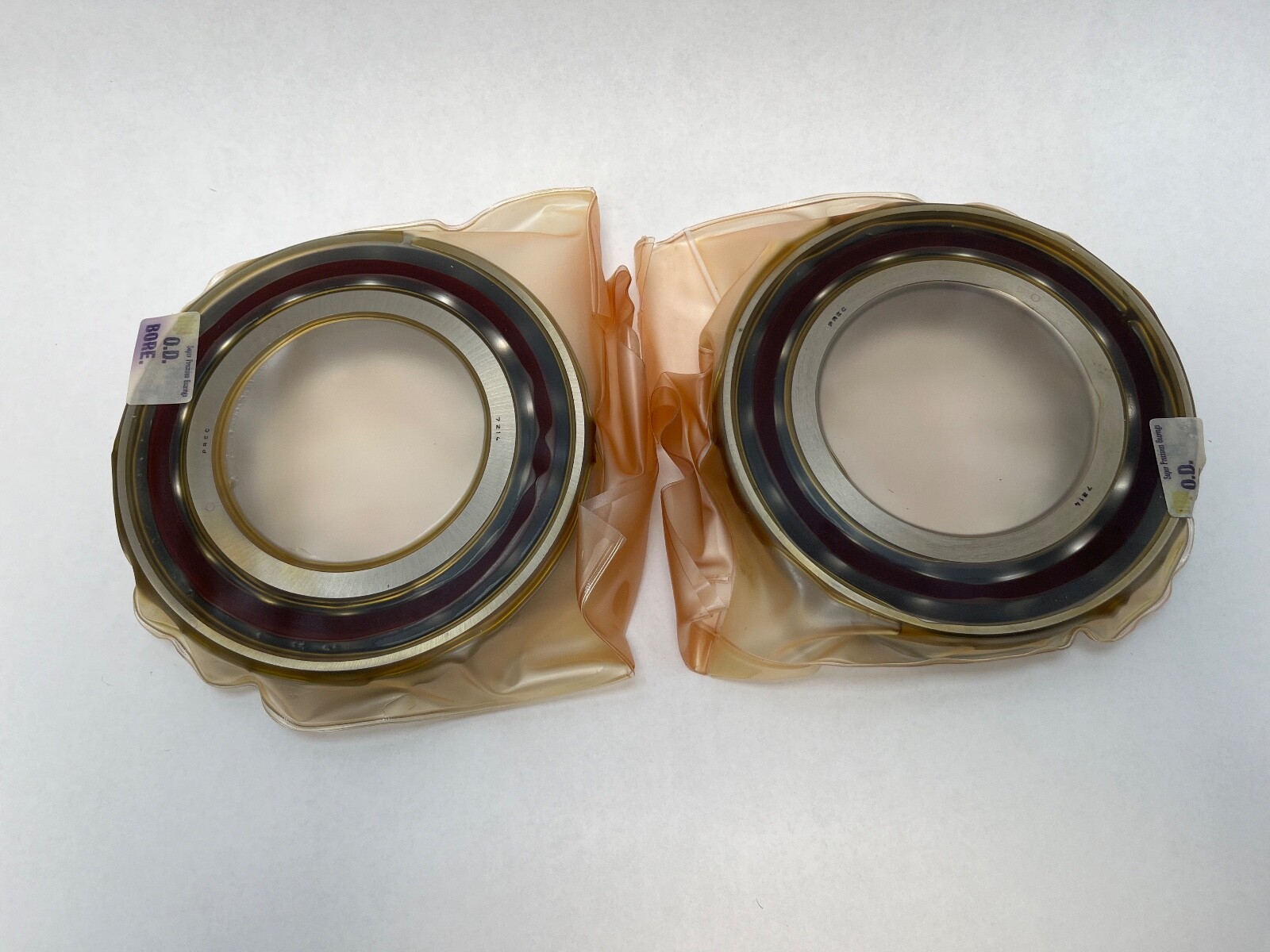 RHP 7214CTDUMP5 Angular Bearing 70x125x24 mm 7214C 7214-C-T-DUM-P5 England 2 Pcs