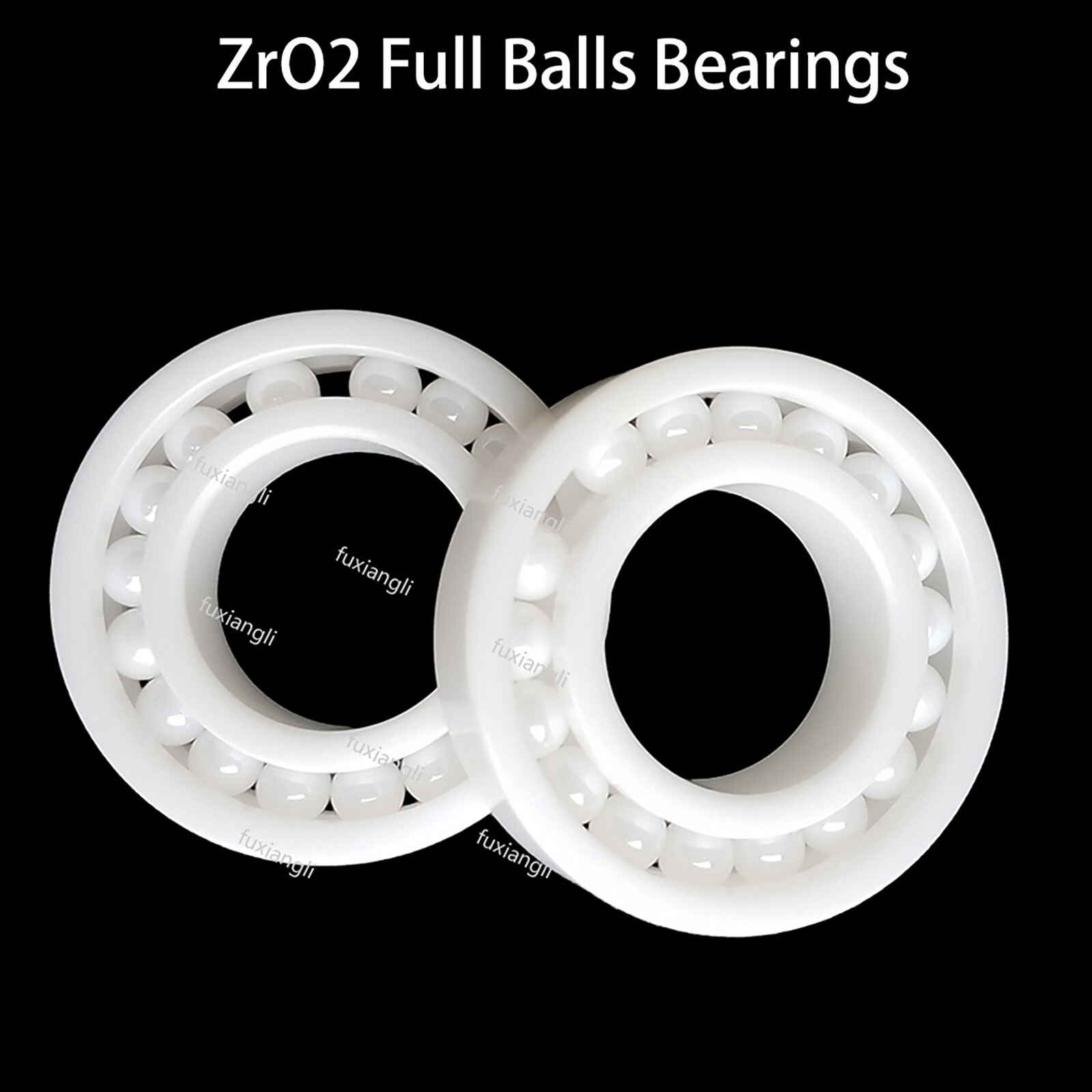 ZrO2 Zirconia Full Ceramic Bearing Full Balls Bearings Corrosion Resistance 400℃