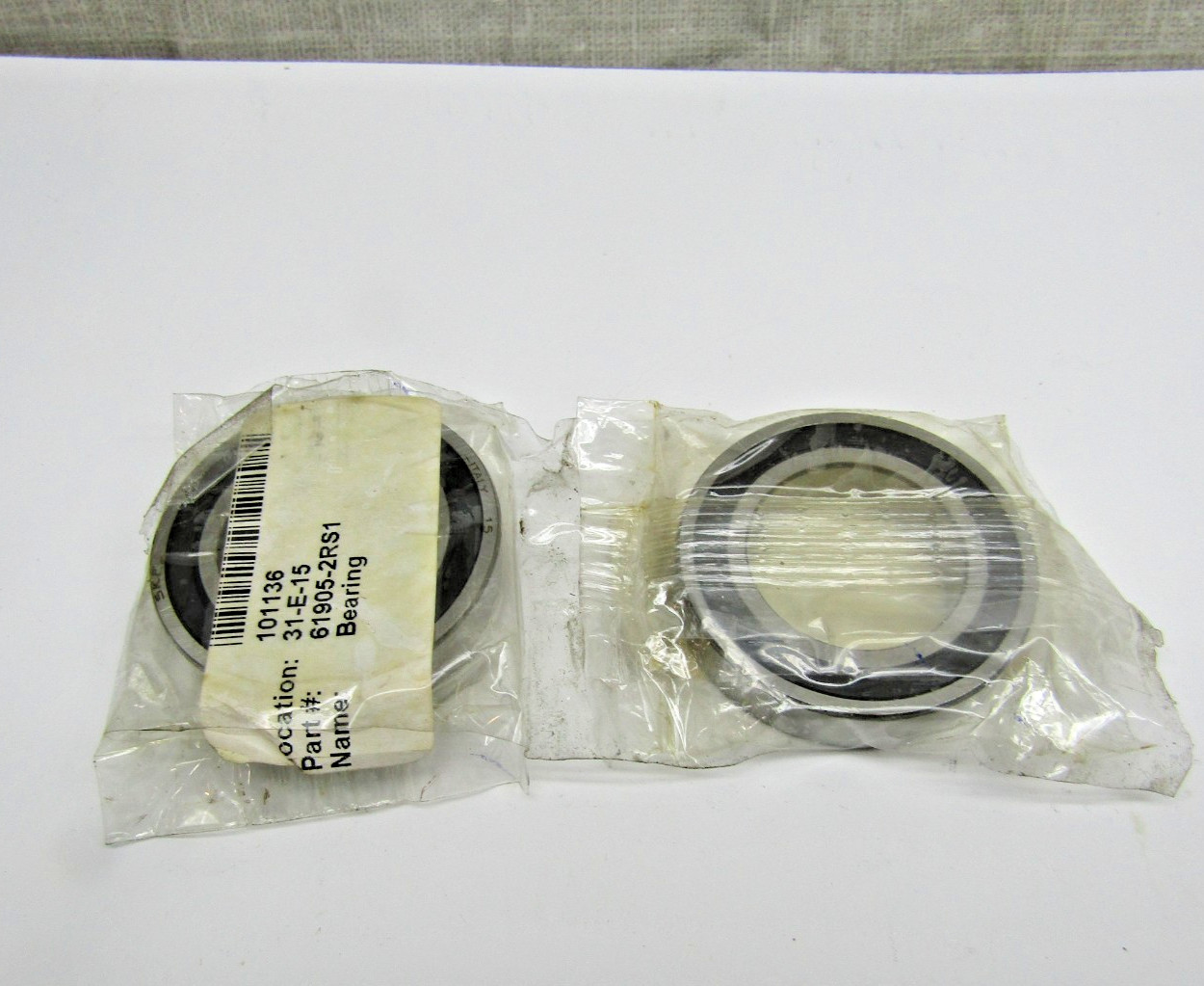 (Lot of 2) SKF 61905-2RS 25mm X 42mm X 9mm Sealed Bearing