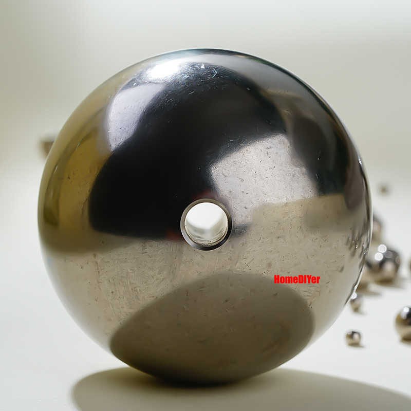 Through-Hole Stainless Steel Balls Perforated Metal Beads Diameter 2.5mm~63.5mm