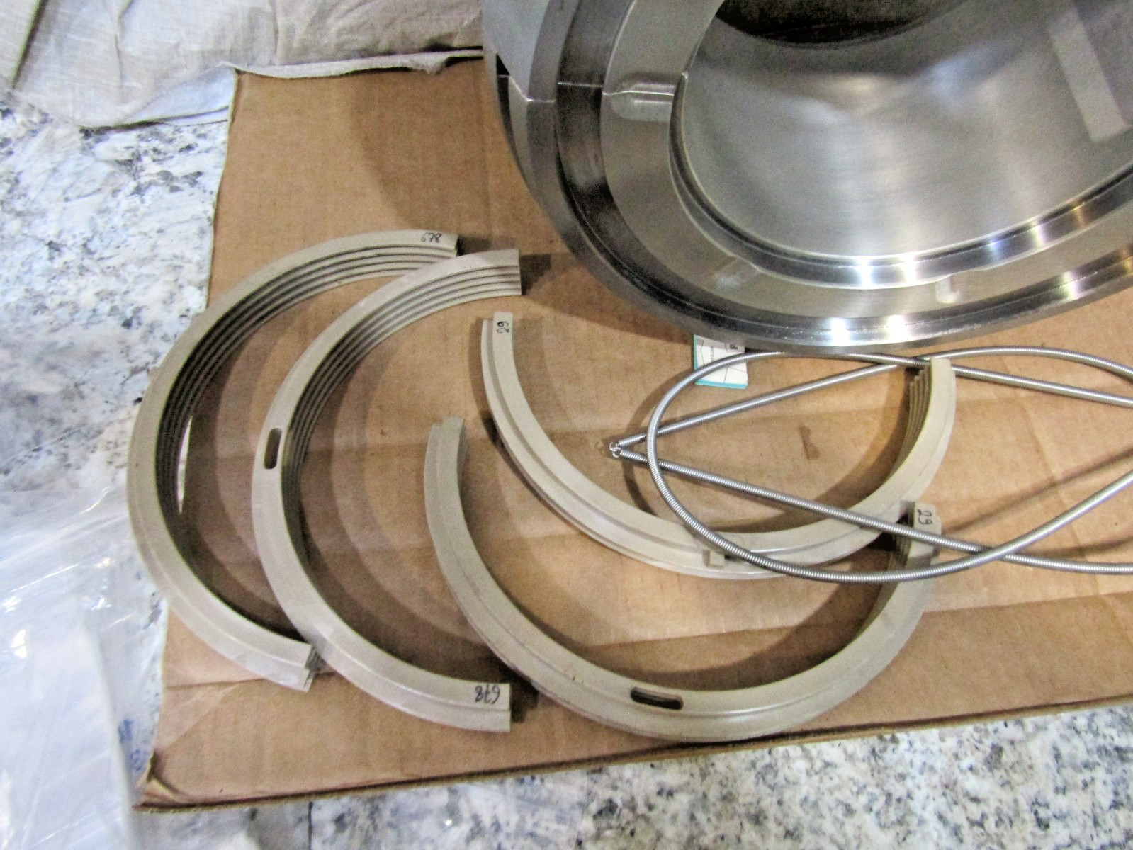 PBS 200mm ID Turbine Generator Babbitt Bearing with Renk Labyrinth Seals