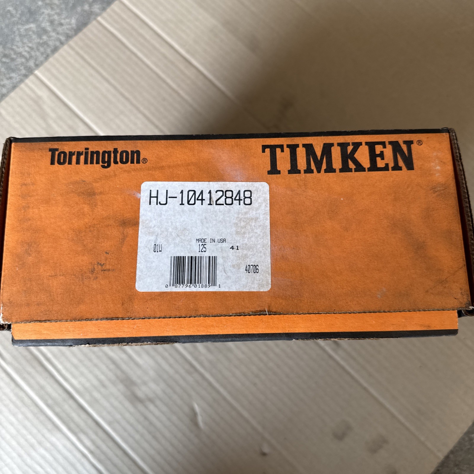 Timken HJ-10412848 Needle Roller Bearing 6.500 ID x 8.00 OD x 3.00 Width, Open