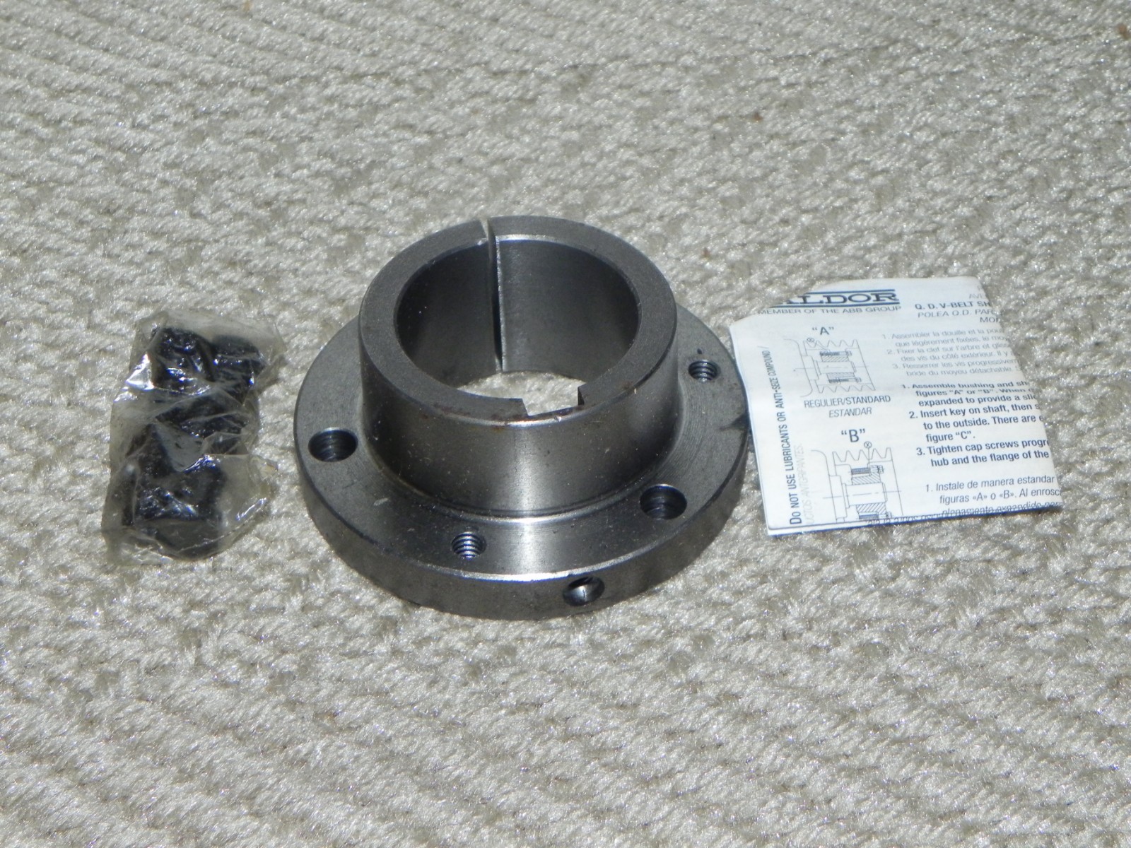 Dodge SDS x 1-5/8 KW Bushing 120406 (Quick Disconnect) 1-5/8″ Bore, Ductile iron