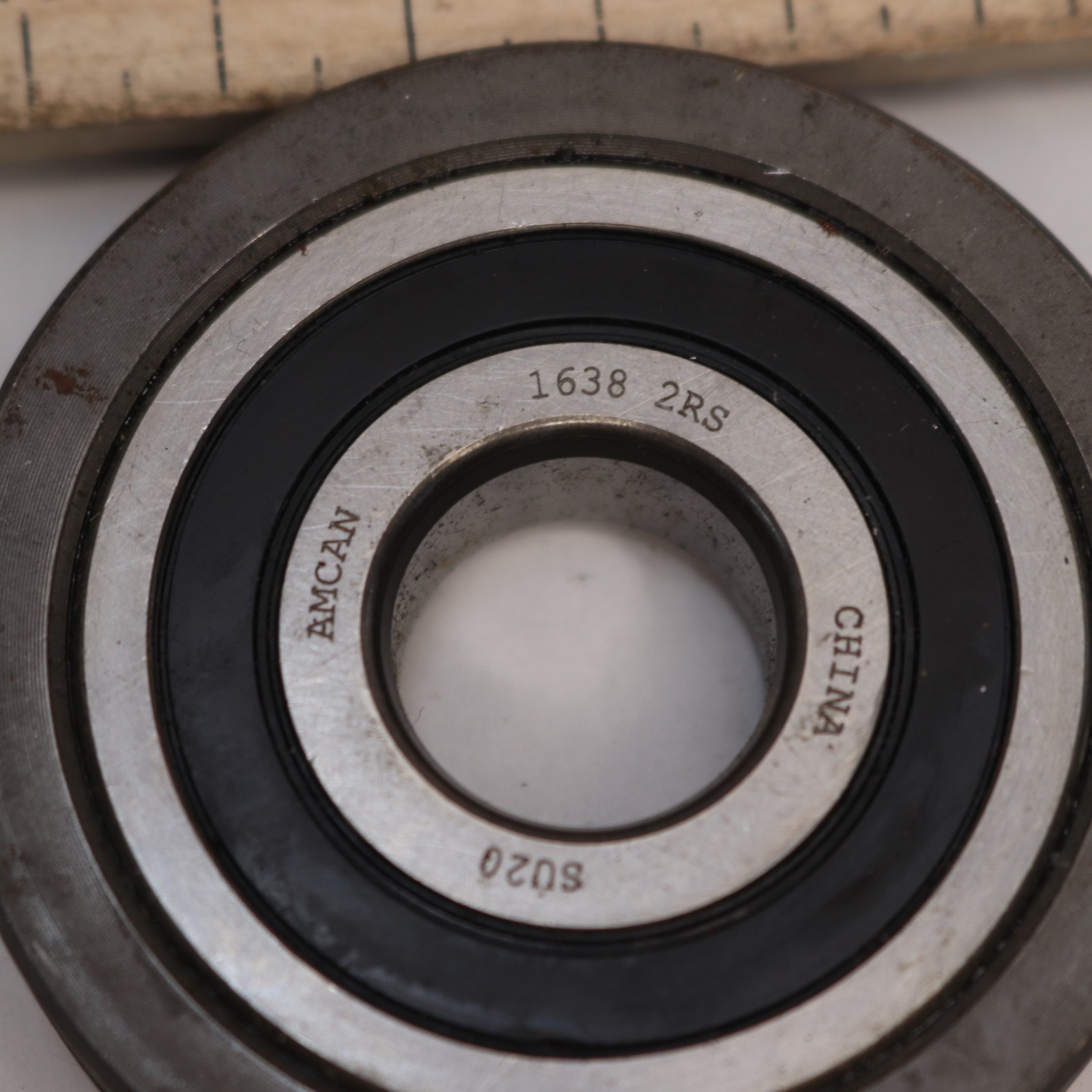AmCan Radial Ball Bearing Alloy Steel 3/4″ Bore 1638 2RS