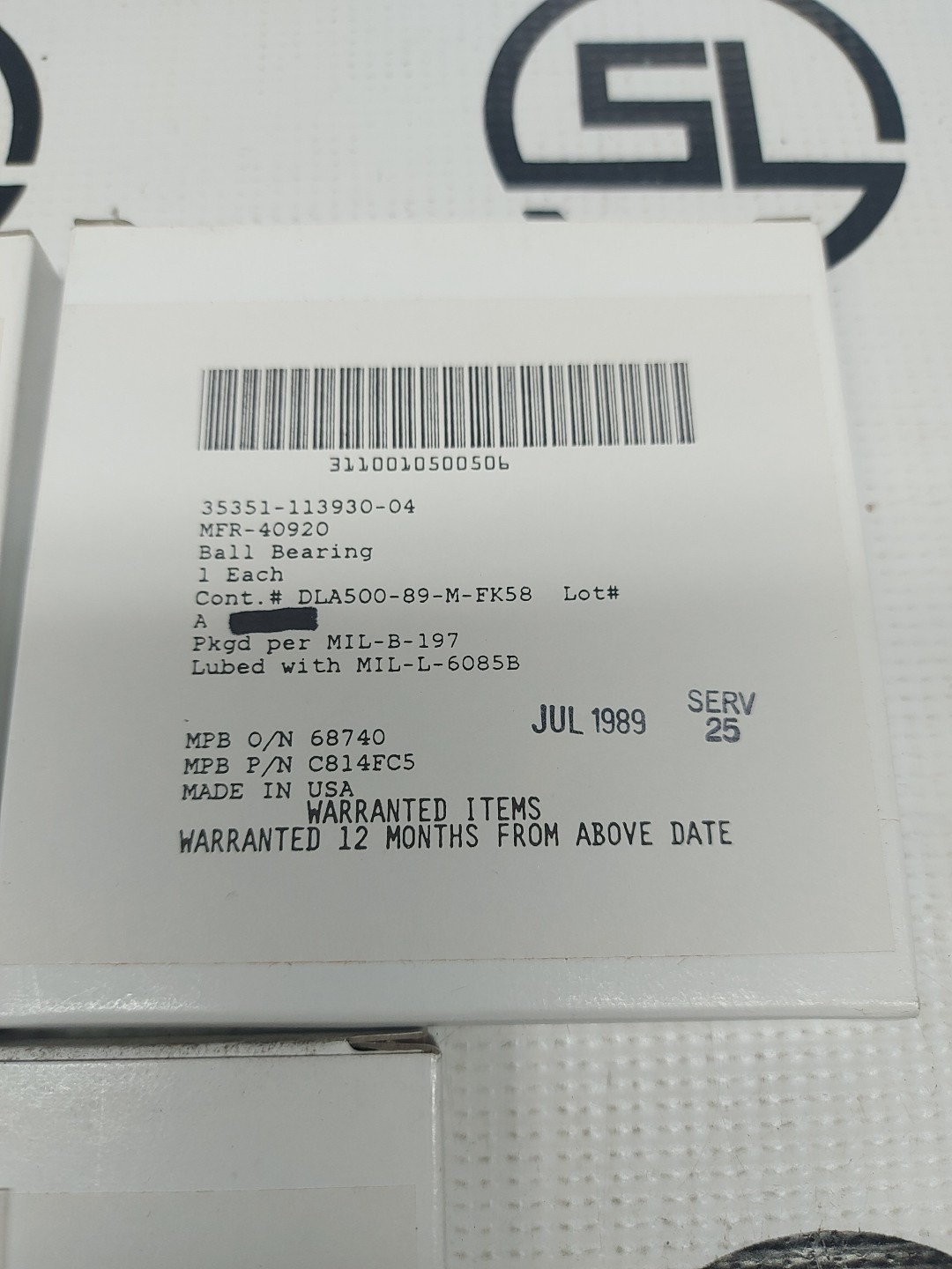MPB SFR188 Flanged Bearing S-FR-188 C814FC5 1/4×1/2×1/8″ Stainless Steel 5 pcs