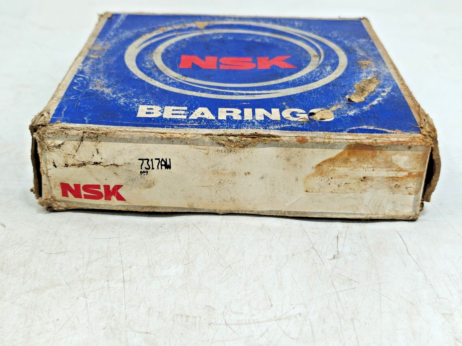 7317 AW NSK Angular Contact Ball Bearing 85x180x41mm Steel Cage 7317 A / 7317W