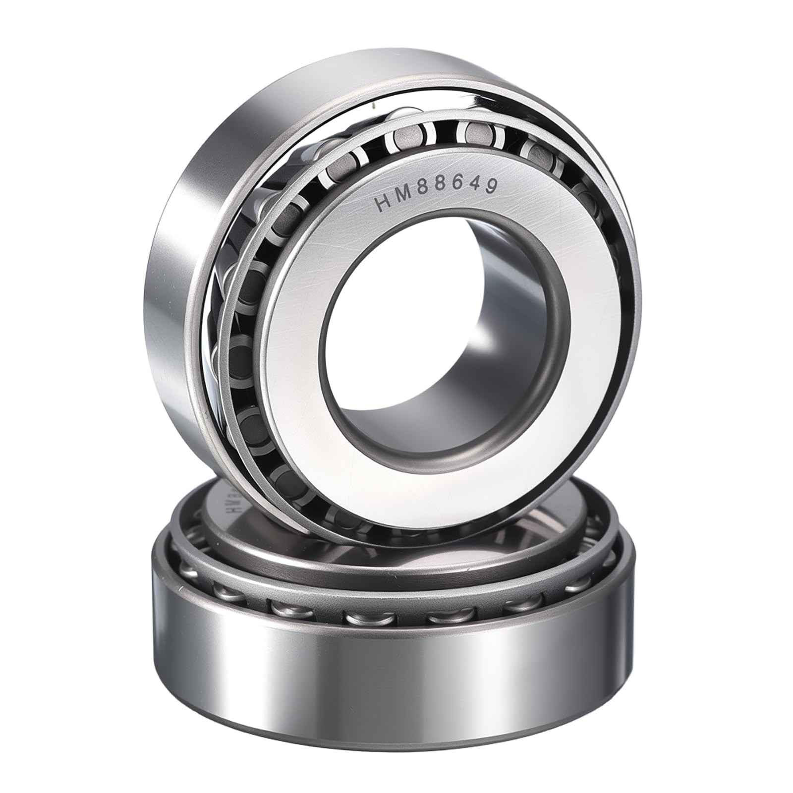2 Pack HM88649/10 Tapered Roller Bearing Cone Cup Set 1.375 Bore 2.8438 OD