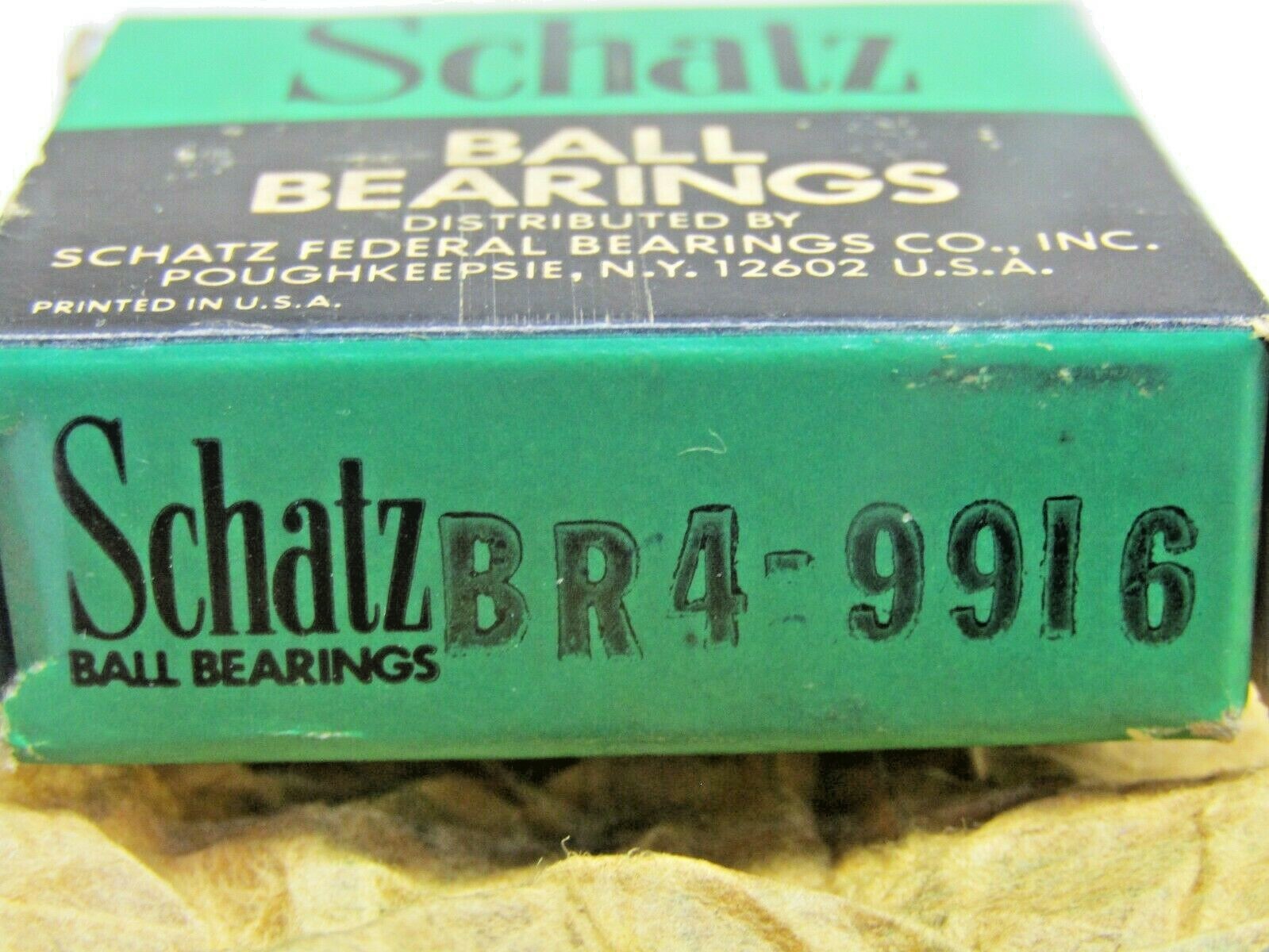 Schatz Bearing USA BR4-9916 1616-ZZNR 1/2″ X 1-1/8″ X 3/8″ Snap Ring Bearing