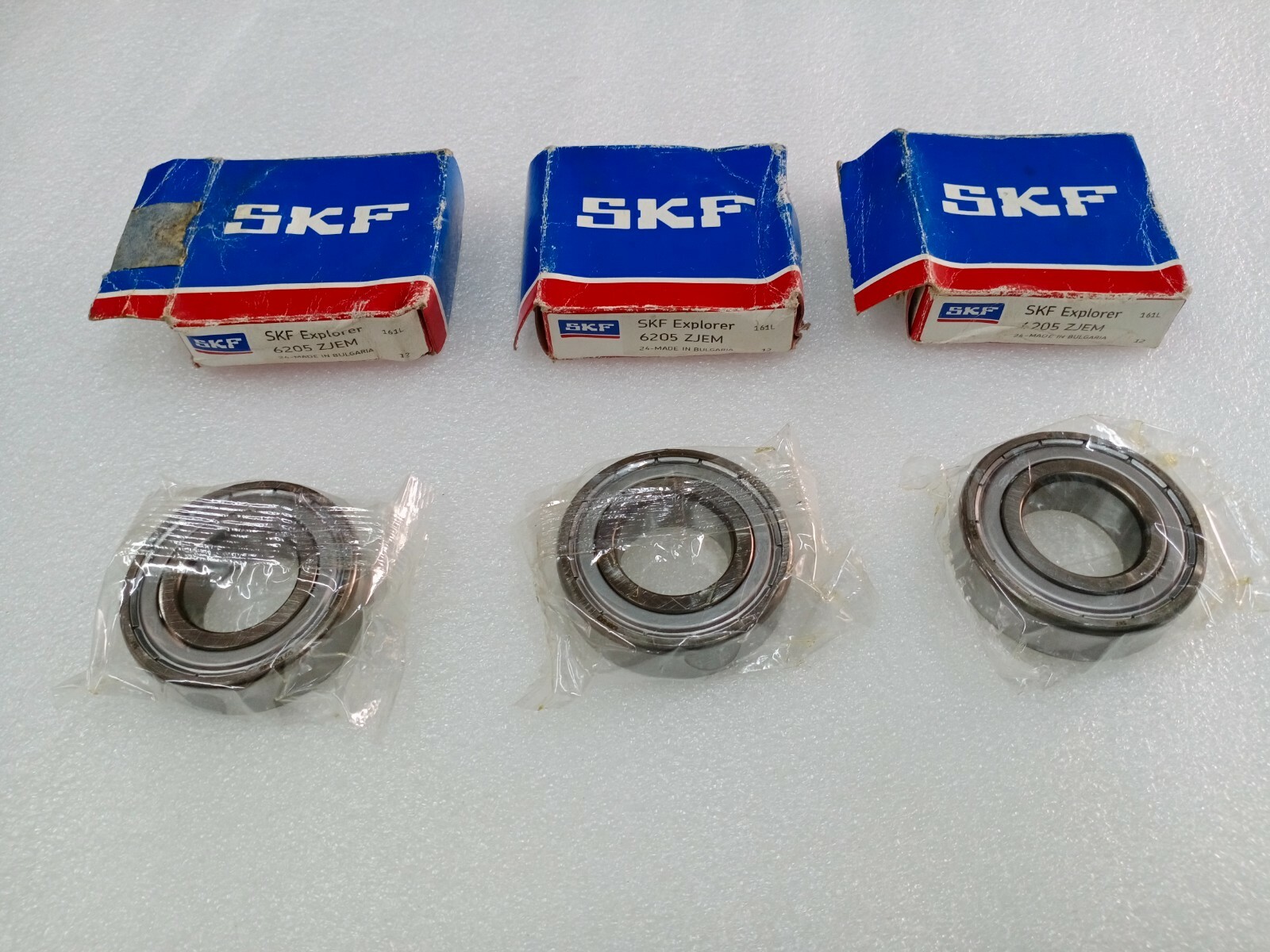 6205 ZJEM SKF Explorer Bulgaria Single Row Deep Groove Ball Bearing 6205ZJEM 3PC