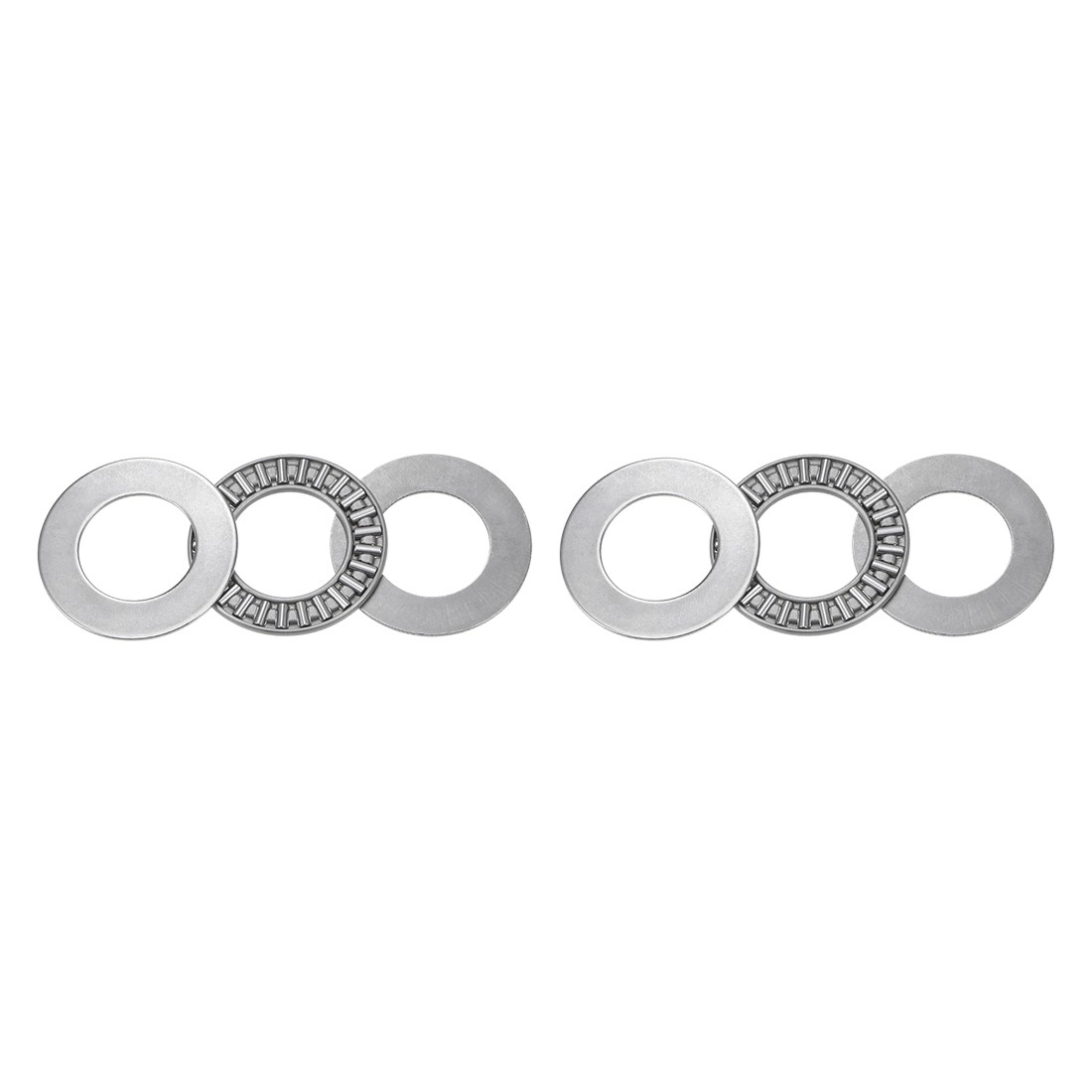 AXK2035 Thrust Needle Roller Bearings 20x35x2mm with AS2035 Washers 2pcs