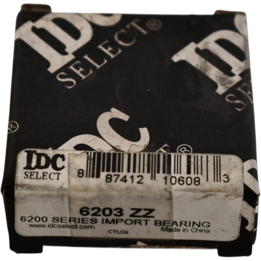 NEW IDC 6203-ZZ Deep Groove Ball Bearing 17x40x12mm Double Shielded