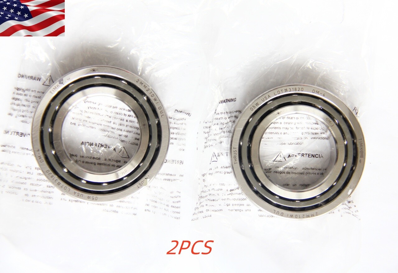 2x Super Precision Bearing Set for 2MM210WIDUL Timken Fafnir 2MM210WI DUL