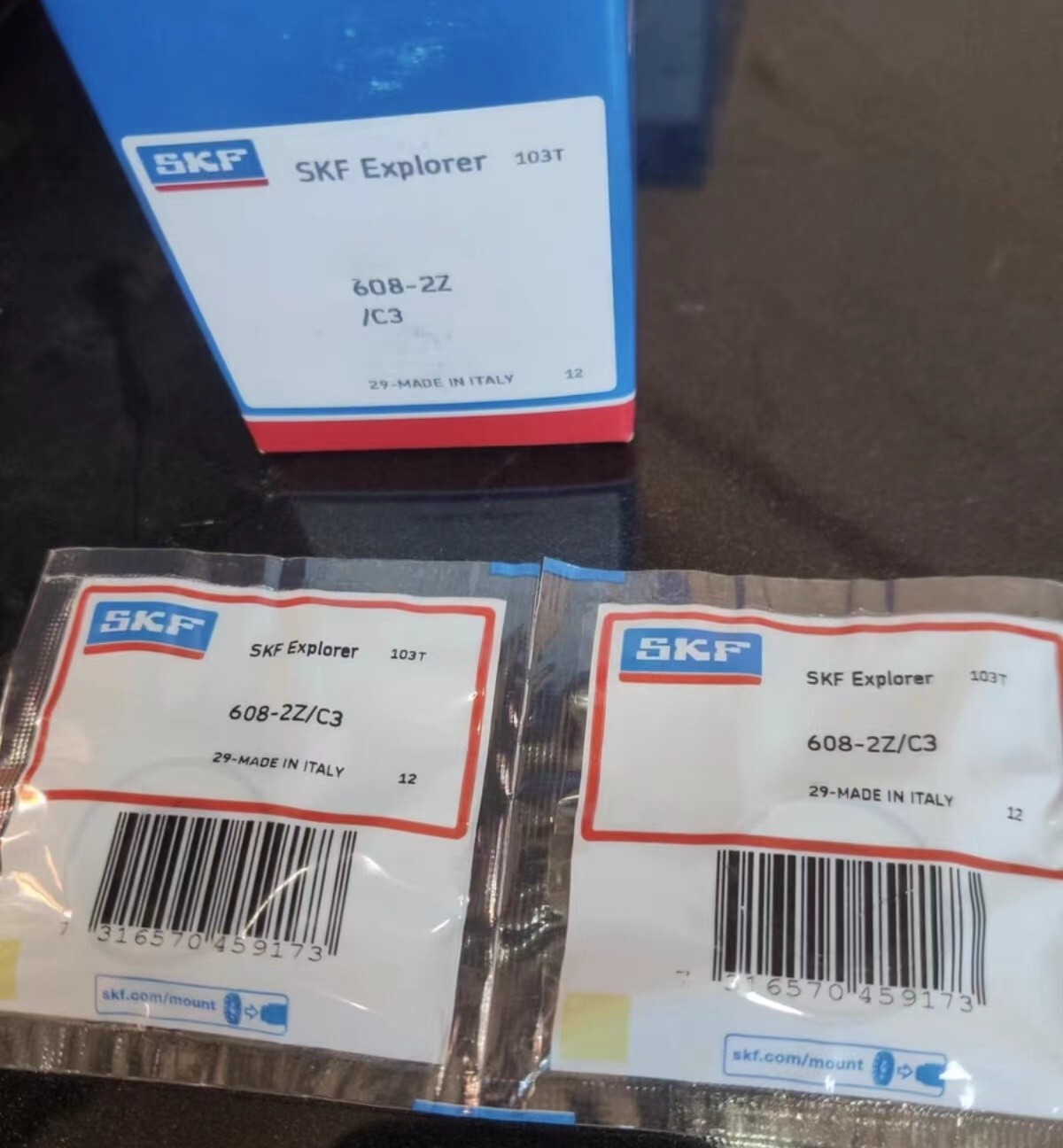1PC SKF 608-2Z/C3 Deep Groove Ball Bearing