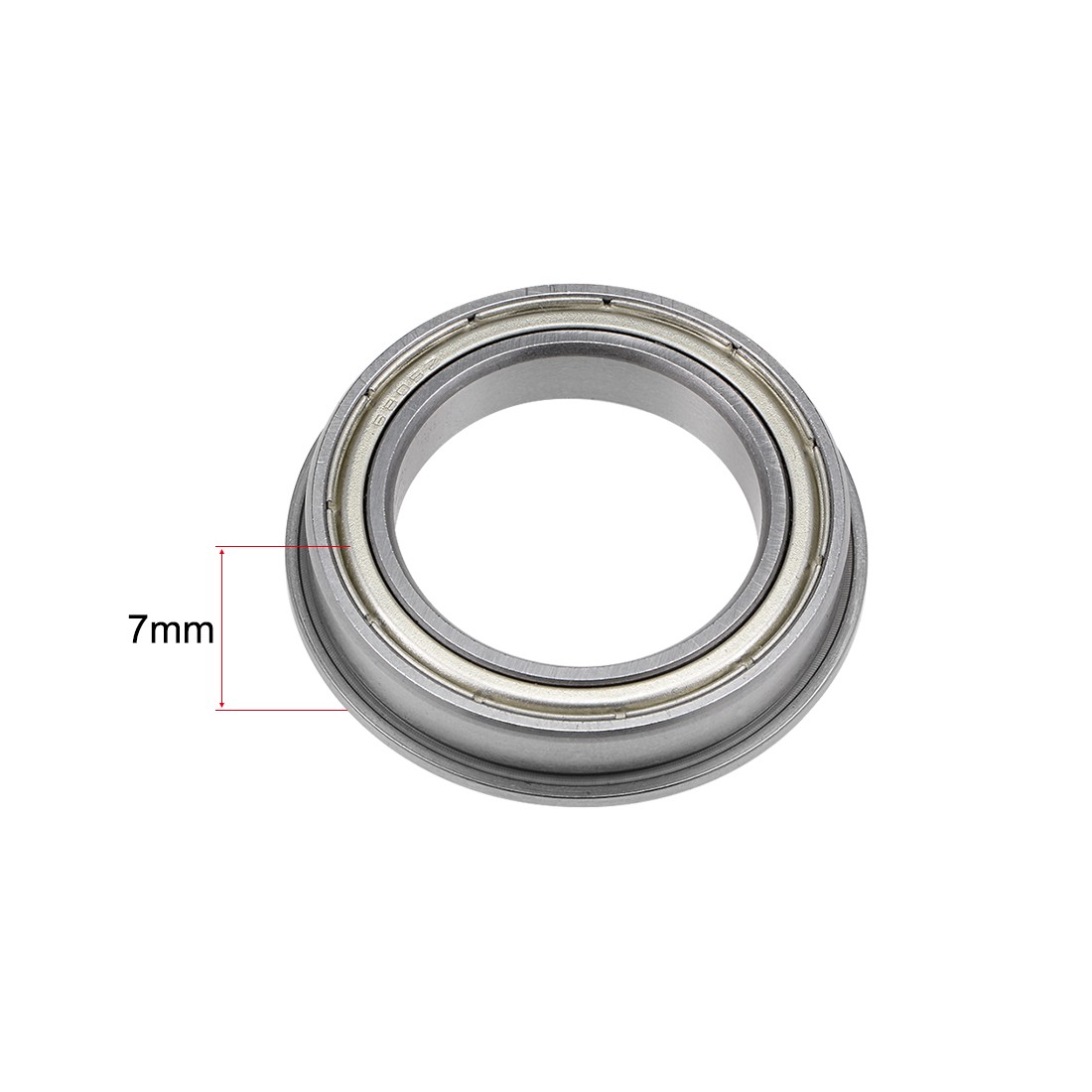 2pcs F6805ZZ Flange Ball Bearing 25x37x7mm Shielded Chrome Bearing