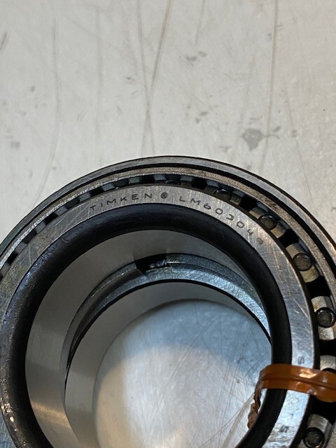 Hyster 1327711 | LM603049 | LM603011 Bearing Set 78mm OD 45mm Bore