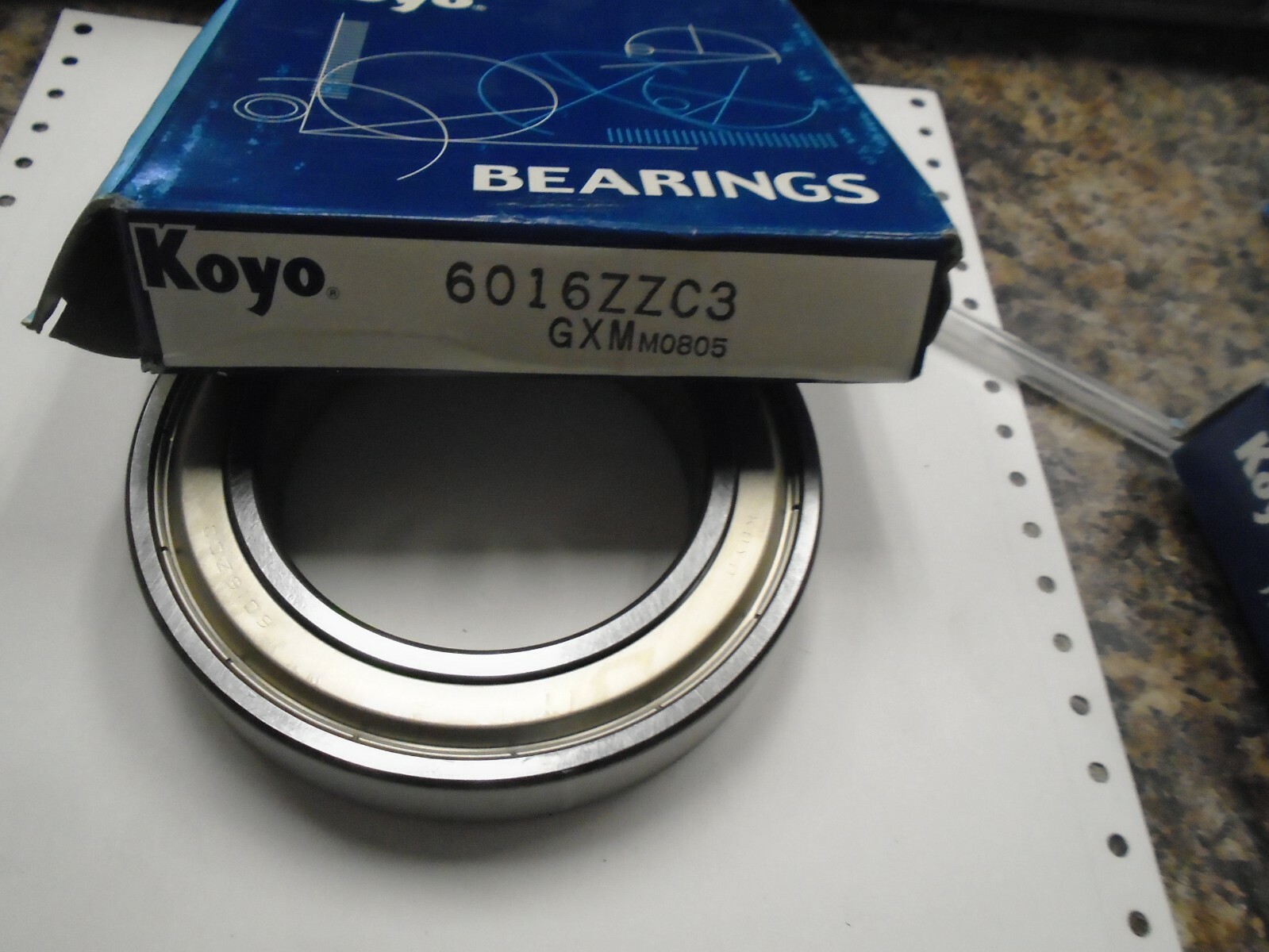 KOYO 6016 ZZ C3 BEARING 80X125X22 WITH METAL SHEILDS MADE IN JAPAN A112