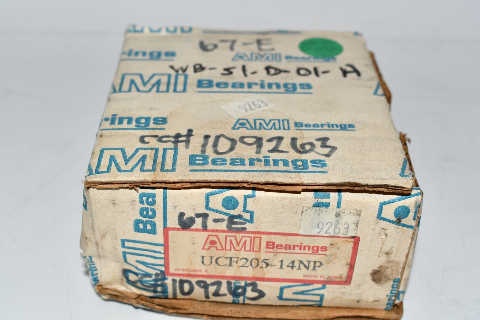 NEW AMI Bearings UCF205-14NP Flange-Mount Ball Bearing Unit – 7/8 in Bore, 4-Bol