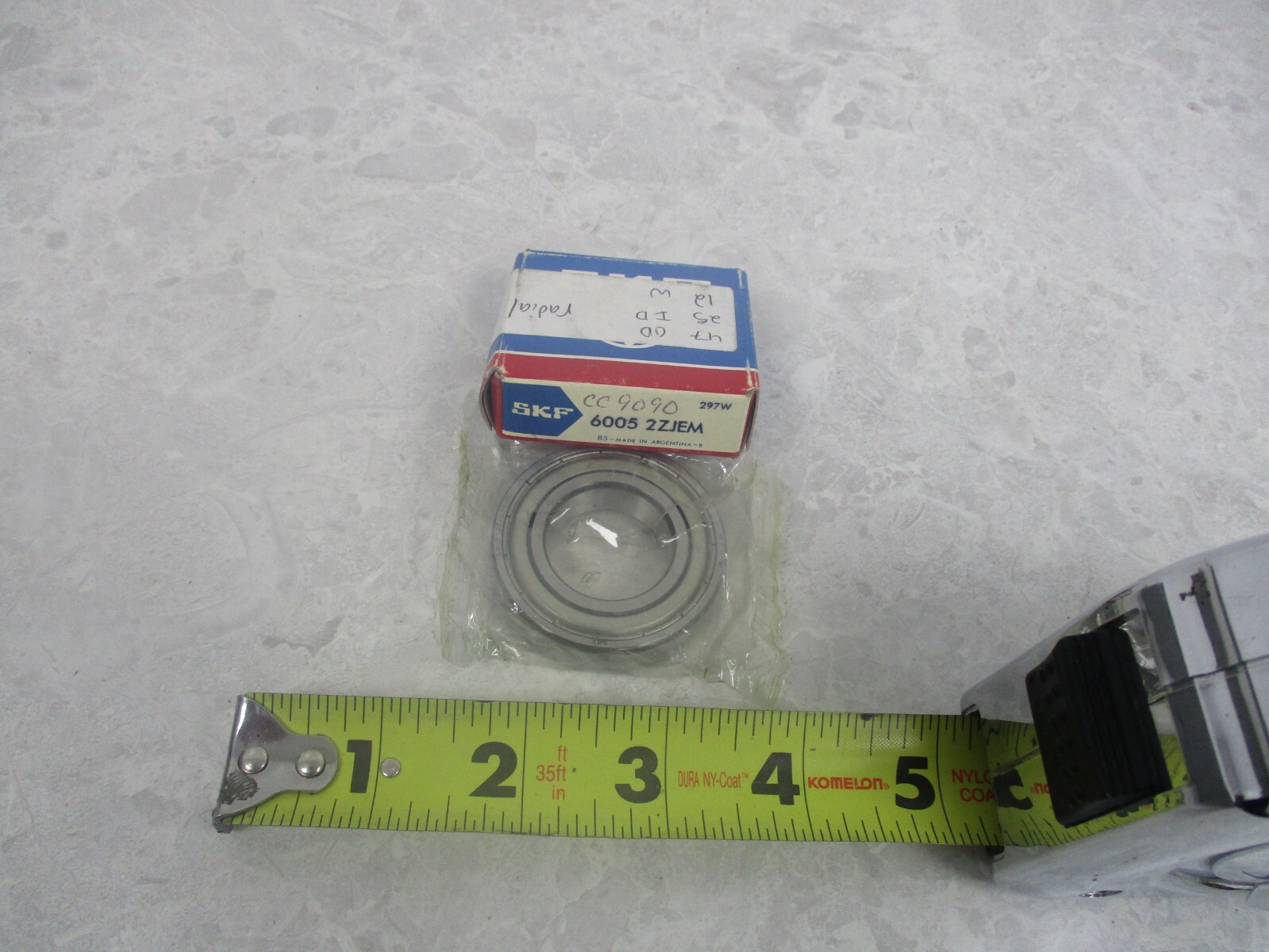 SKF 6005-2ZJEM RADIAL BEARING, T1526