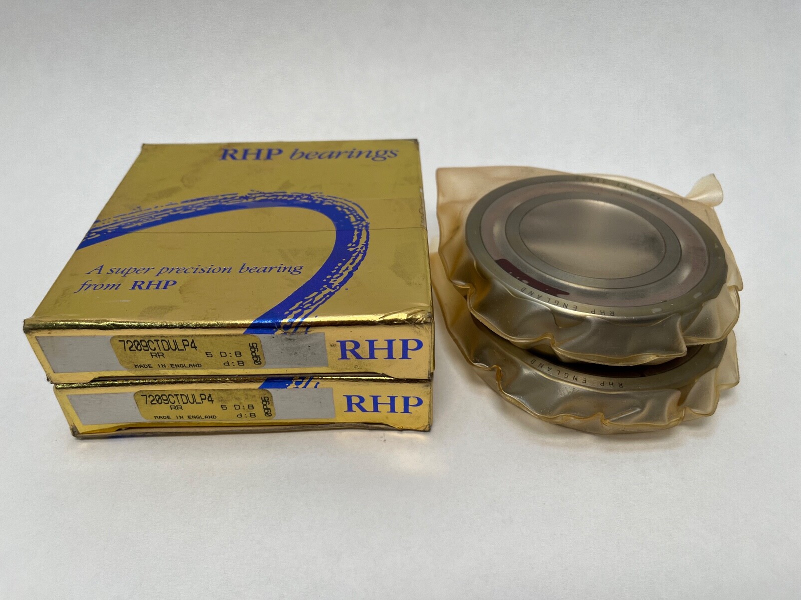 RHP 7209CTDULP4 Bearing 45x85x19 mm 7209-C-T-DUL-P4 B7209X2TADUEP7 England 2 Pcs