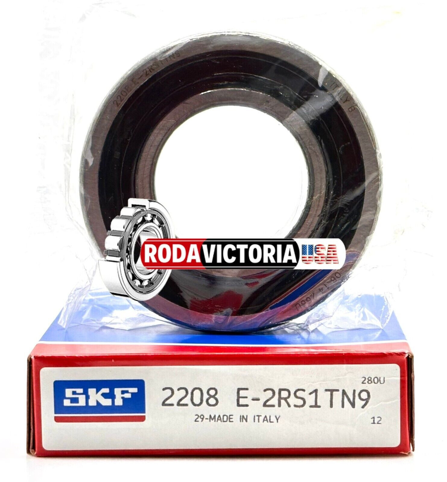 SKF 2208 E 2RS1 TN9 SELF ALIGNING BALL BEARING 40x80x23mm