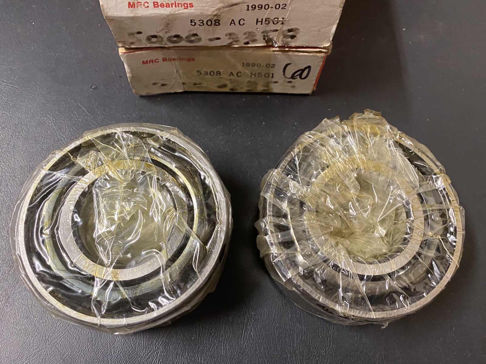NOS MRC 5308 AC H501 1990-02 Bearings X2