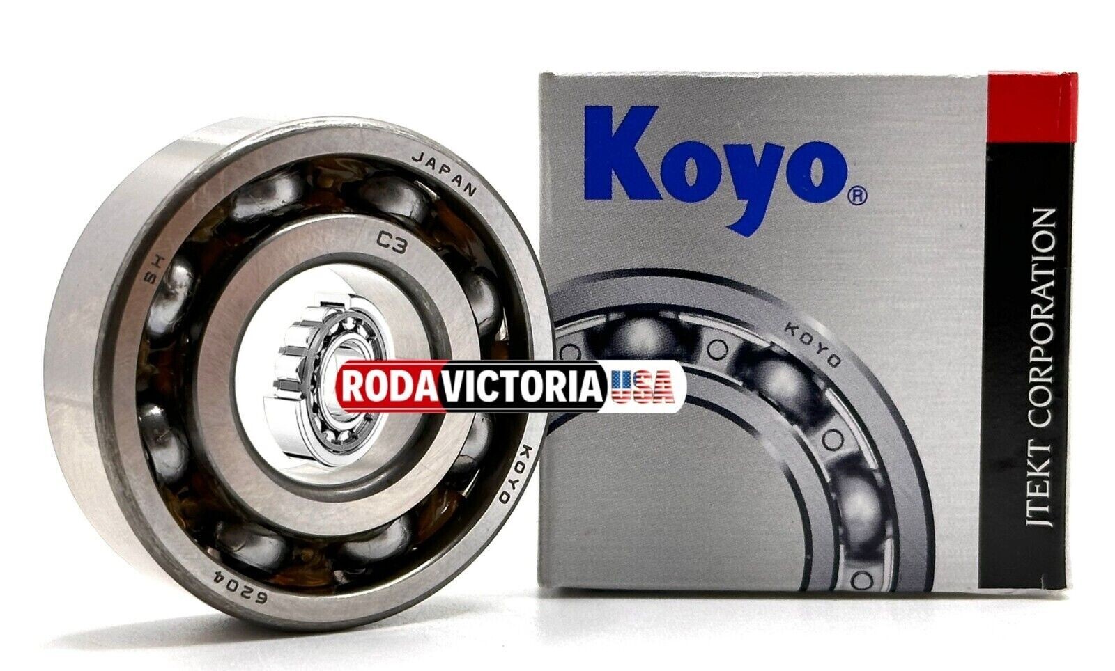 KOYO 6204 SH4-9 C3 DEEP GROOVE BALL BEARING OPEN NO SEALS 20x47x14mm 09262-20069