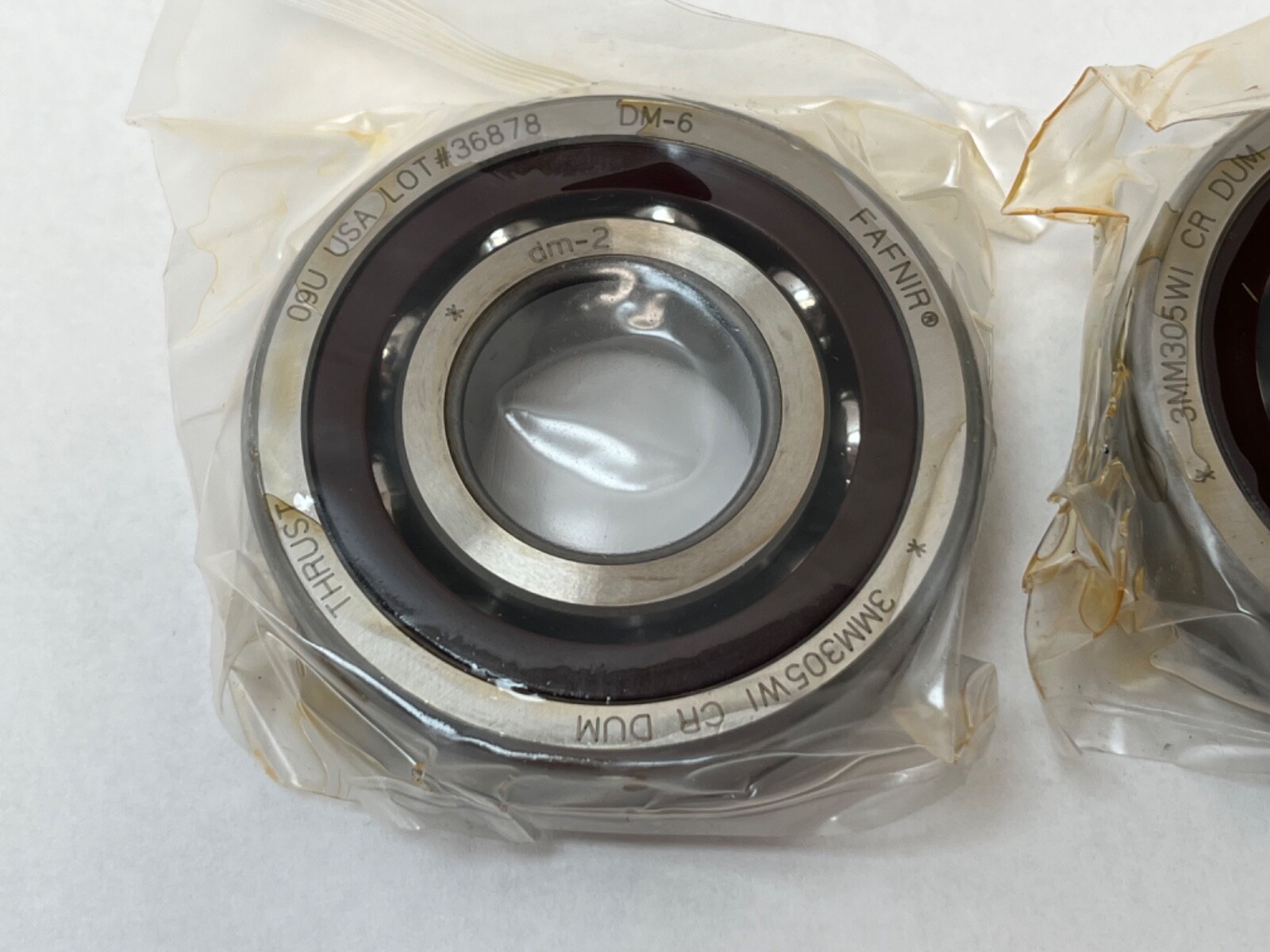 Fafnir 3MM305WI-DUM Bearing 25x62x17 mm 7007A 7007E 3MM 305 WI DUM USA 2 Pcs