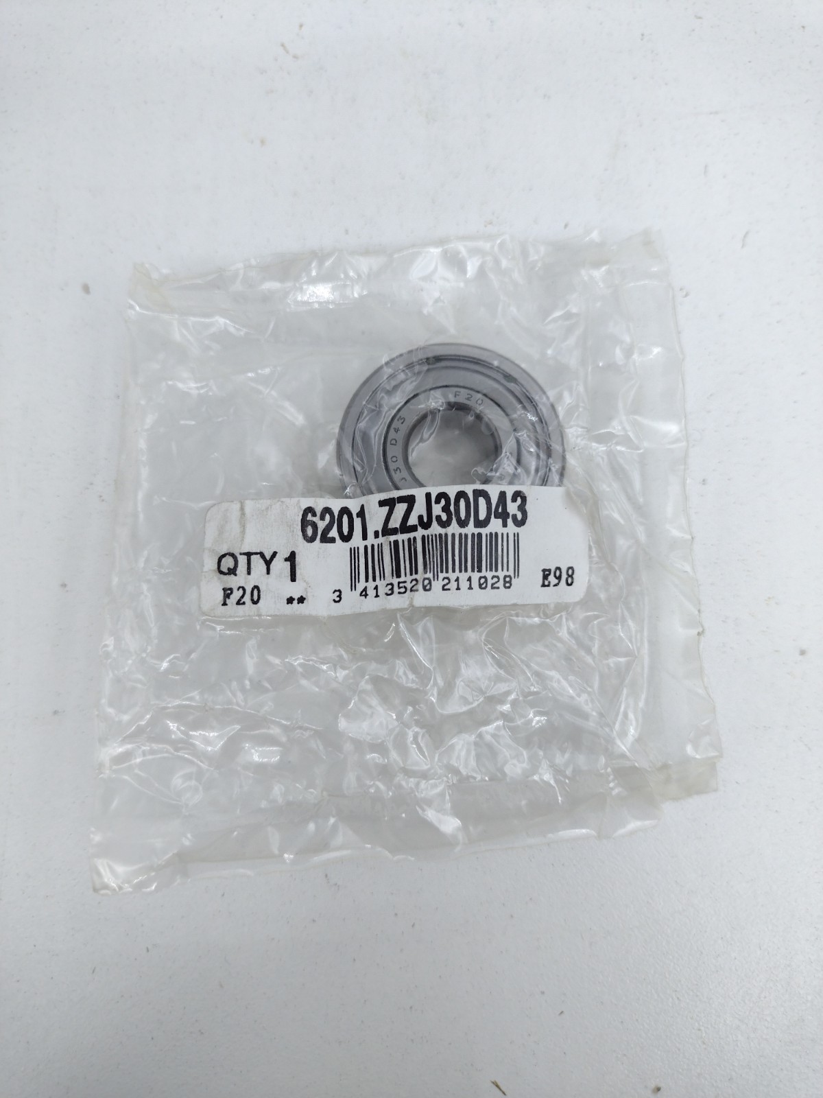 *** SNR 6201 ZZ J30 D43 Deep Groove Ball Bearing 32 mm Bore