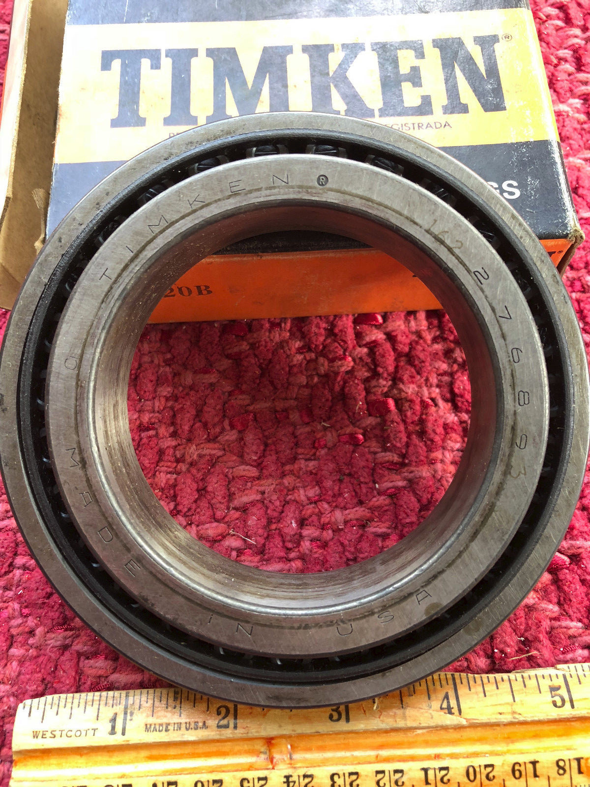 NOS New Timken 27620B / 27689 Tapered Roller Bearing Single Cone Made in USA