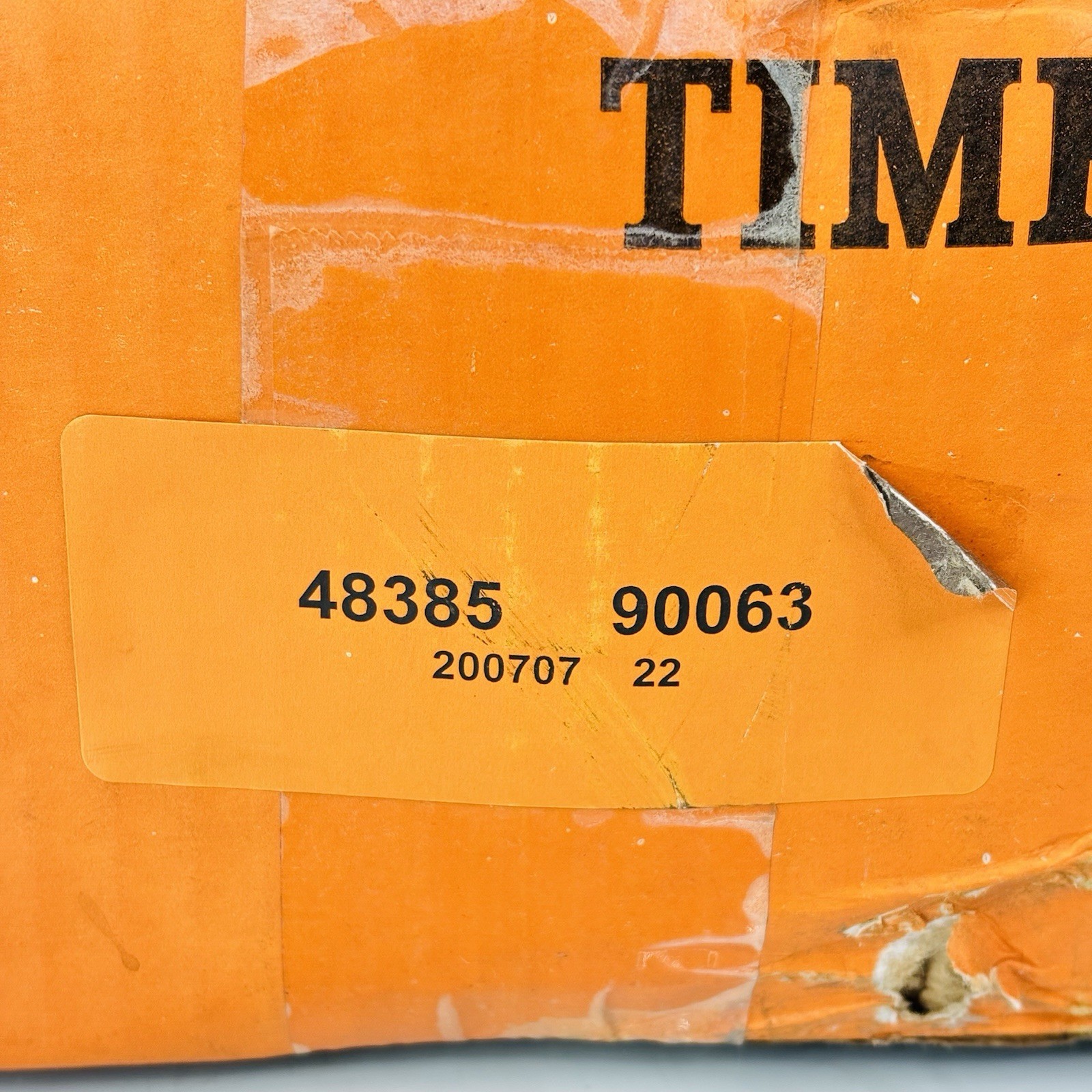 Timken 48385 / 90063 Tapered Roller Bearing – New Spare Industrial Bearing