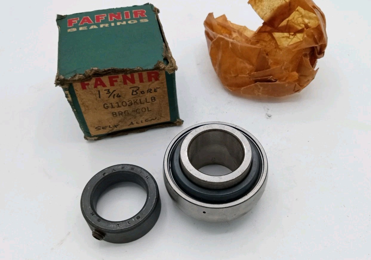 G1103KLLB Fafnir Bearing 1-3/16 in. Bore Insert & Locking Collar USA – NOS