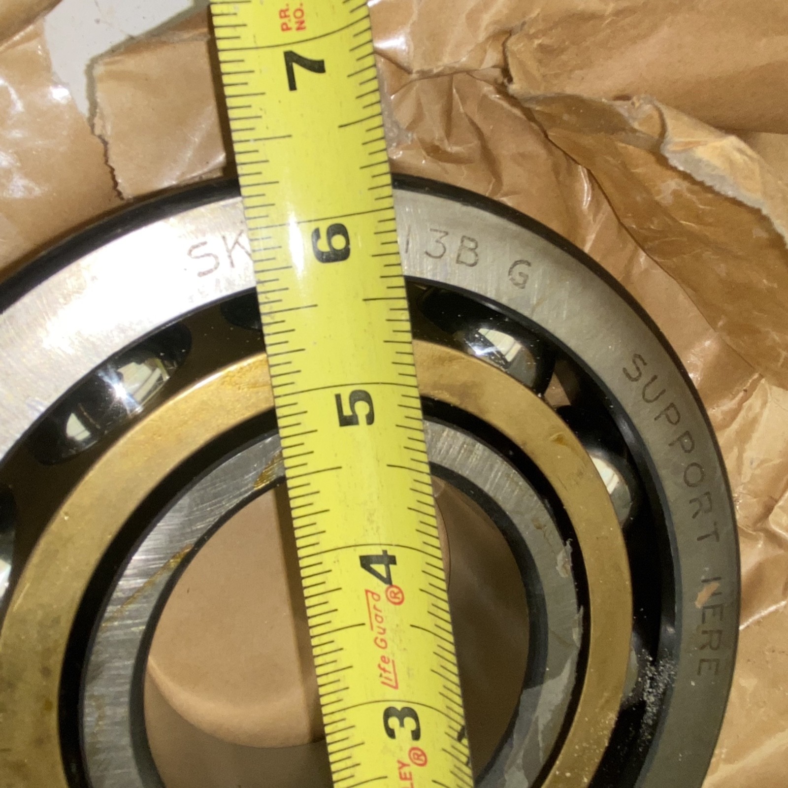 SKF 7214 BECBM 70mm X 125mm X 24mm Angular Contact Bearing Made in USA