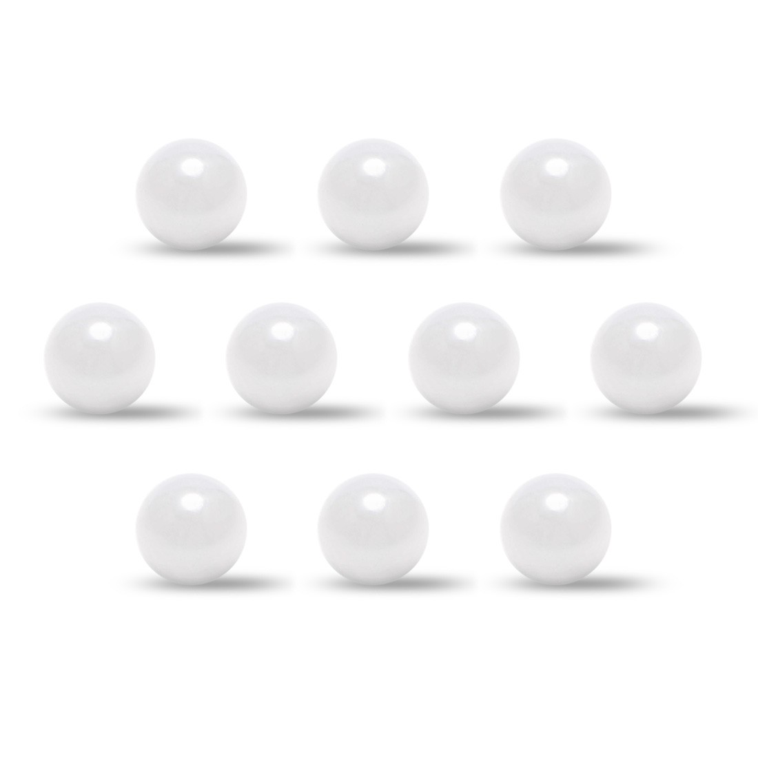 5mm Ceramic Bearing Balls, ZRO2 Zirconium Oxide Ball G5 Precision 10pcs