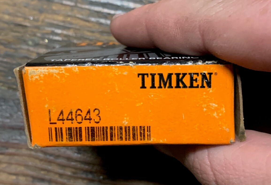 TIMKEN L44643 TAPERED ROLLER BEARING SINGLE CONE NEW IN BOX