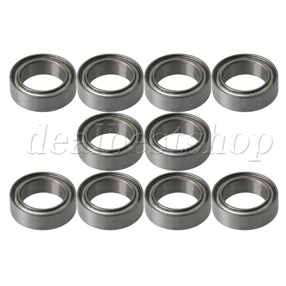 60pcs 8x12x3.5mm MR128ZZ Metal Micro Miniature Ball Bearing Bearings