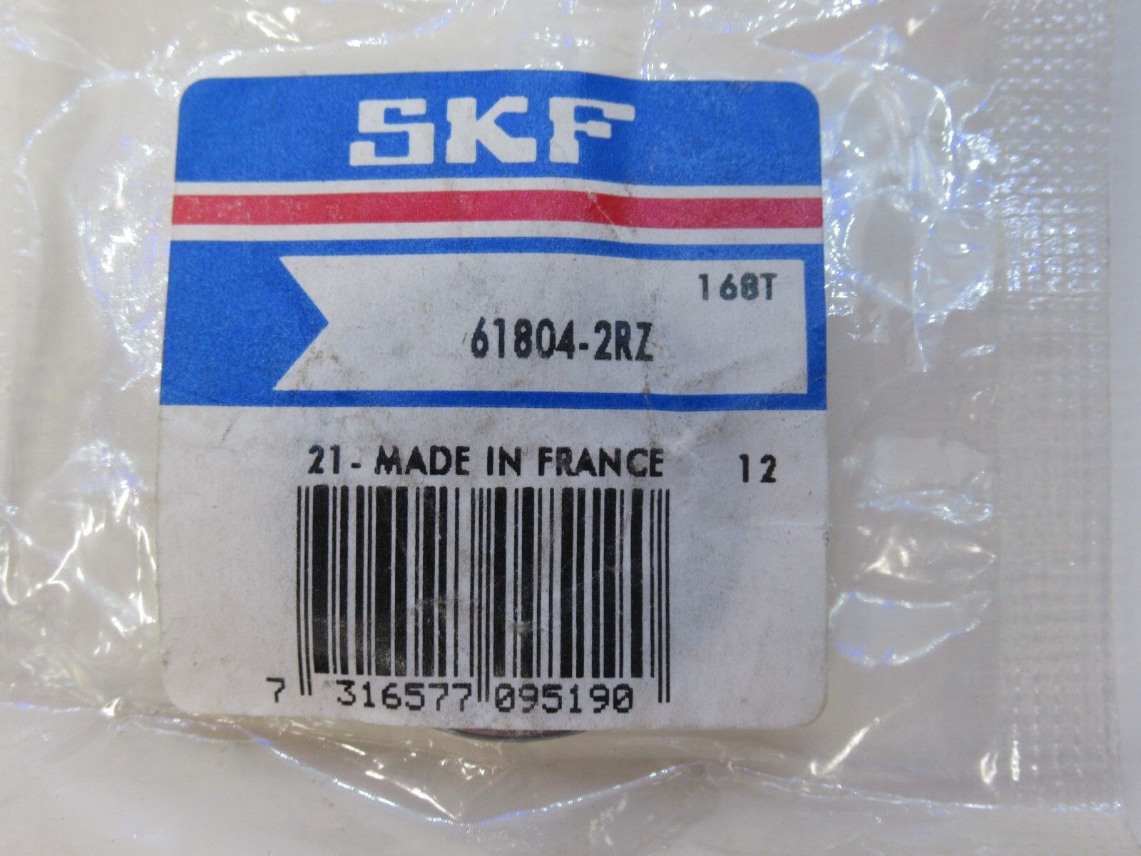 (NEW) SKF 61804-2RZ Single Row Ball Bearing