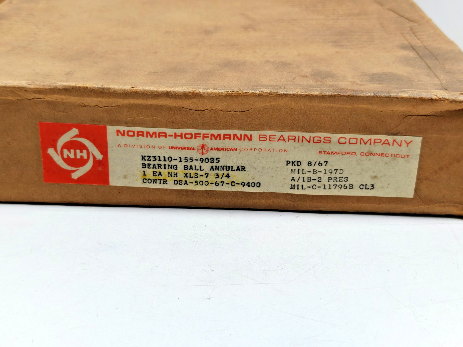 XLS 7-3/4 Norma-Hoffmann Ball Bearing XLS-7 3/4 , XLJ 7.3/4 x 10.5 x 1.375 in US