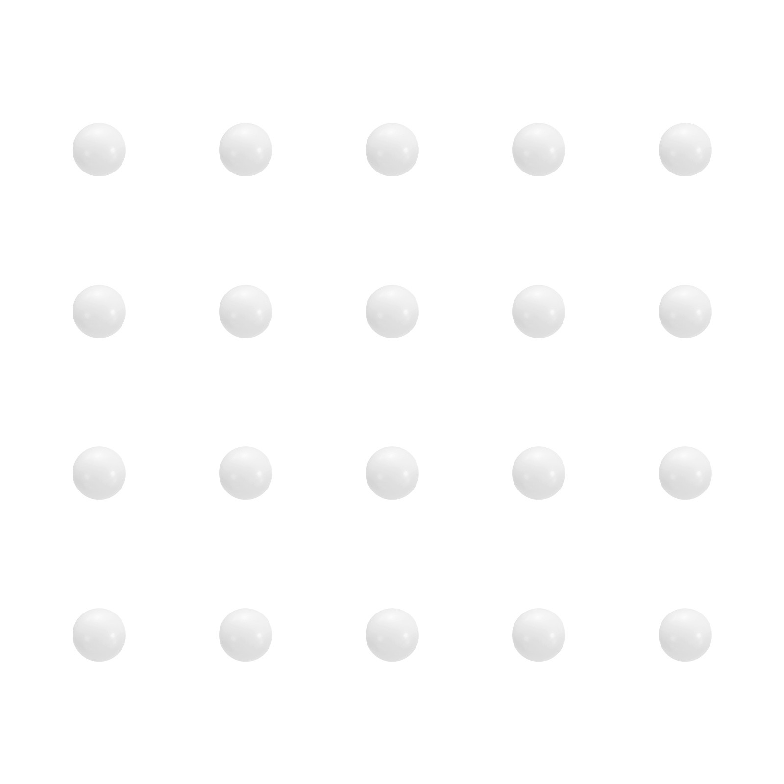 100pcs POM Bearing Balls 4mm Solid Plastic Bearing Ball