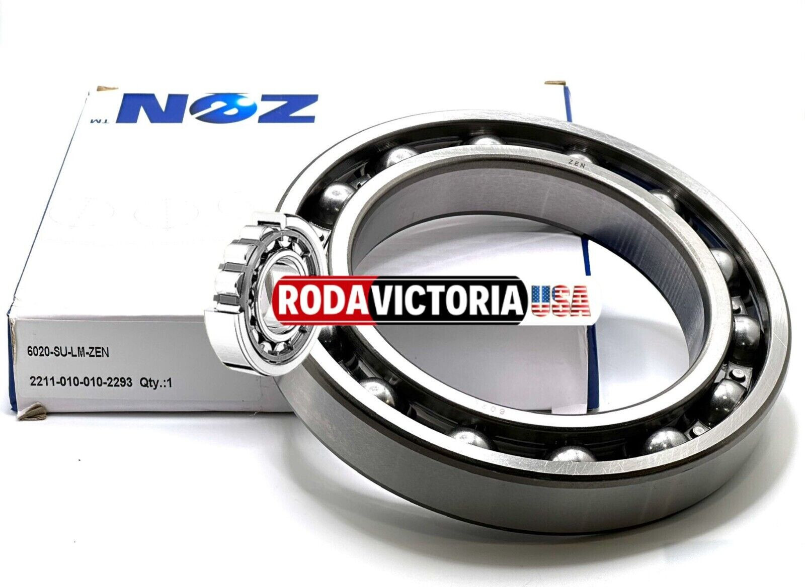 ZEN 6020 DEEP GROOVE BALL BEARING, OPEN TYPE, NO SEALS 100x150x24mm