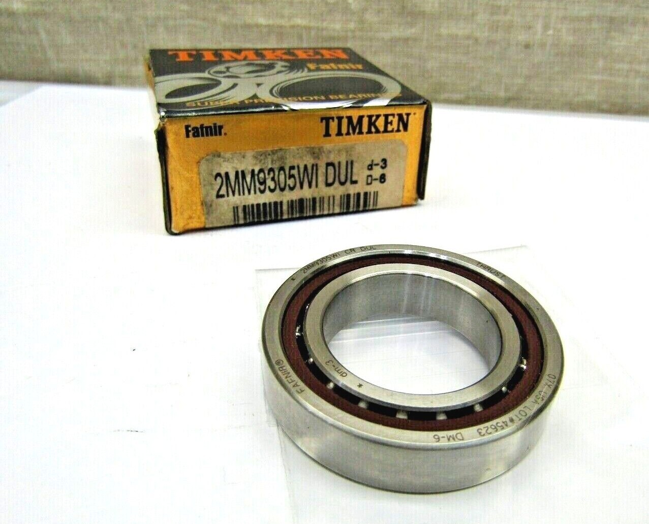 Timken 2MM9305WI DUL Precision Angular Contact Bearing Single Bearing